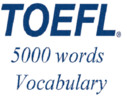 Thumbnail TOEFL Audio Vocabulary in Use: English - Spanish. 5000 words