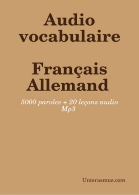 Product picture Audio Vocabulaire Français -  Allemand